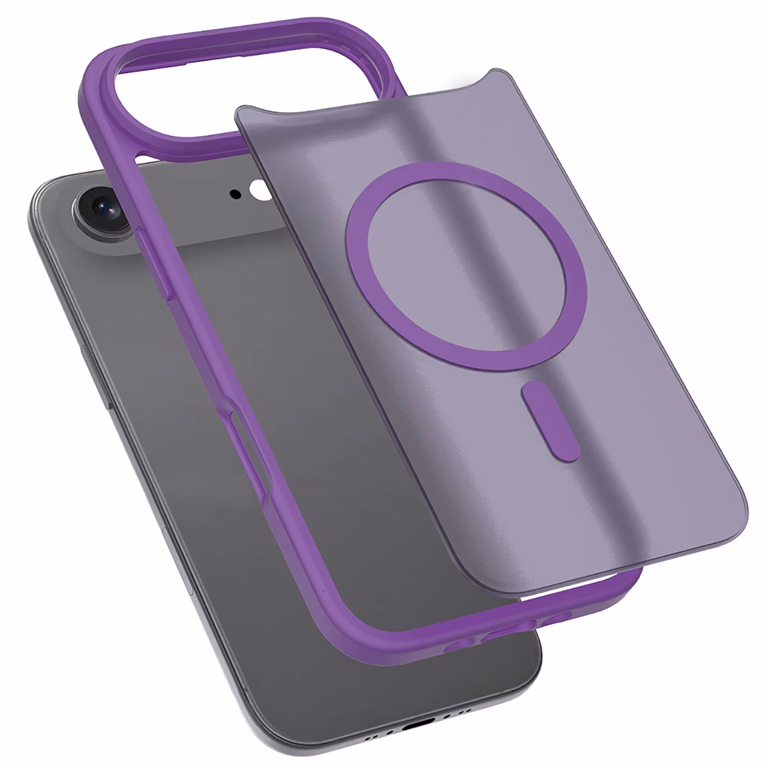 iPhone Air MagSafe Silikonskal–Lila