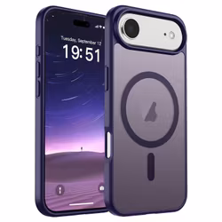 iPhone Air MagSafe Silikonskal–Lila