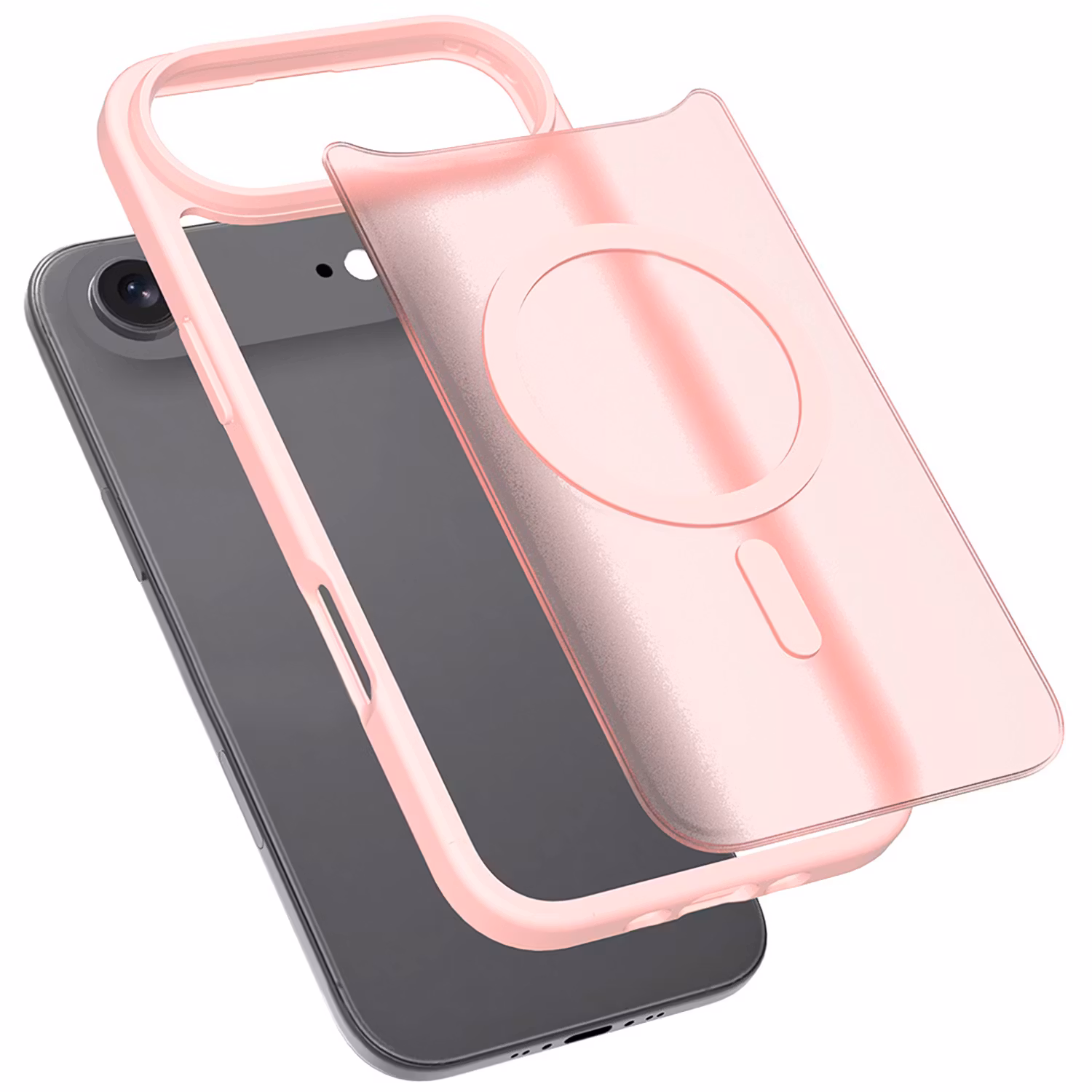iPhone Air MagSafe Silikonskal–Rosa