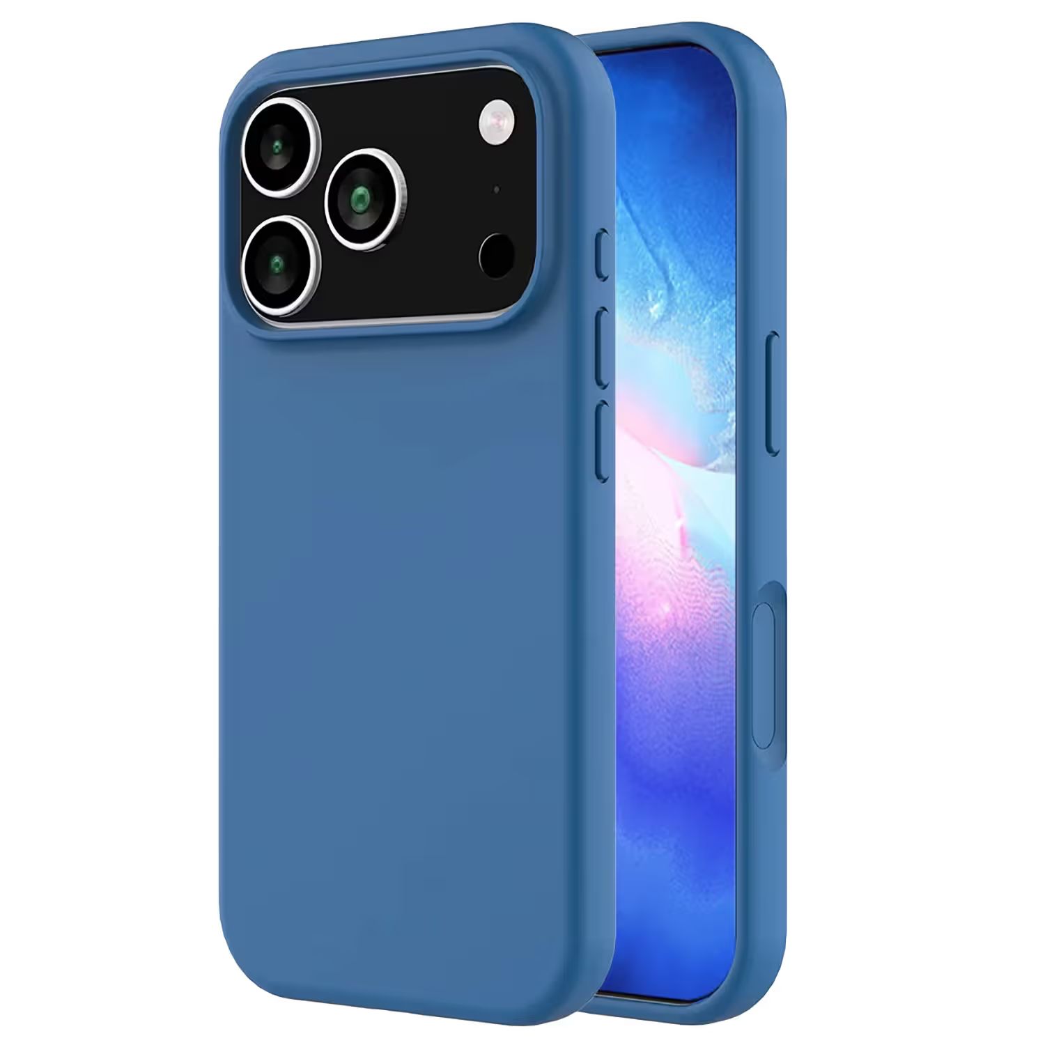 iPhone 18 Pro MC Silikonskal Ice Blue