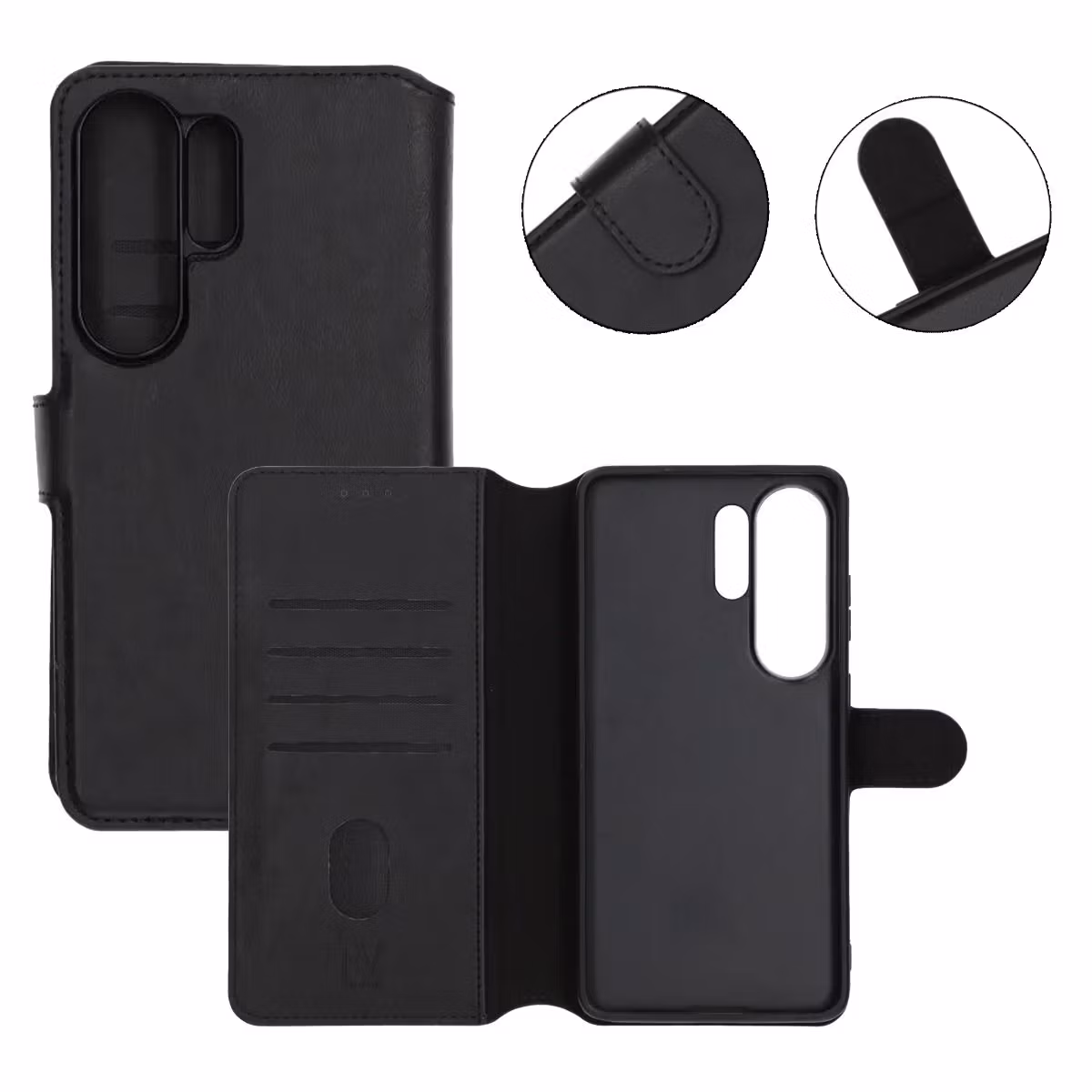 Samsung Galaxy S26 Ultra magnet plånbok svart