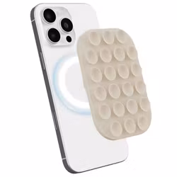 Mobilhållare med Sugkoppar – Beige