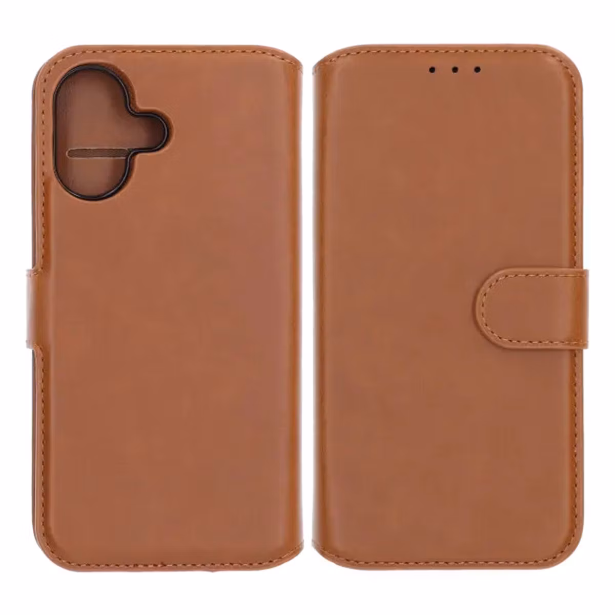 iPhone 17 Plånboksfodral Magnet Brun | Mobilcenter