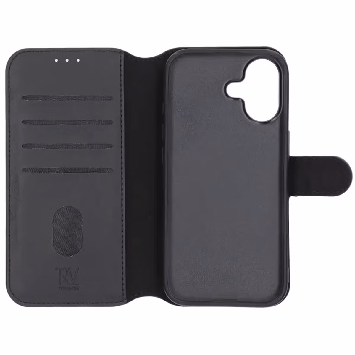iPhone 17 Plånboksfodral Magnet Svart | Mobilcenter