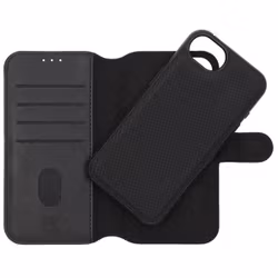 iPhone 16e / 17e Plånboksfodral Magnet Svart | Mobilcenter