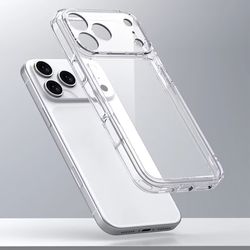iPhone 18 Pro skal med kameraskydd Genomskinligt