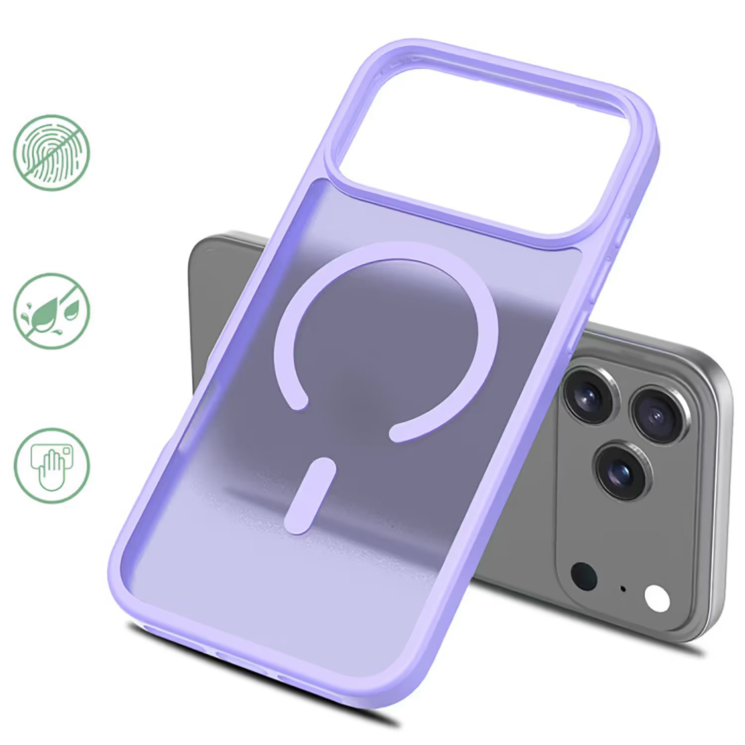 iPhone 18 Pro MagSafe Silikonskal–Lavender