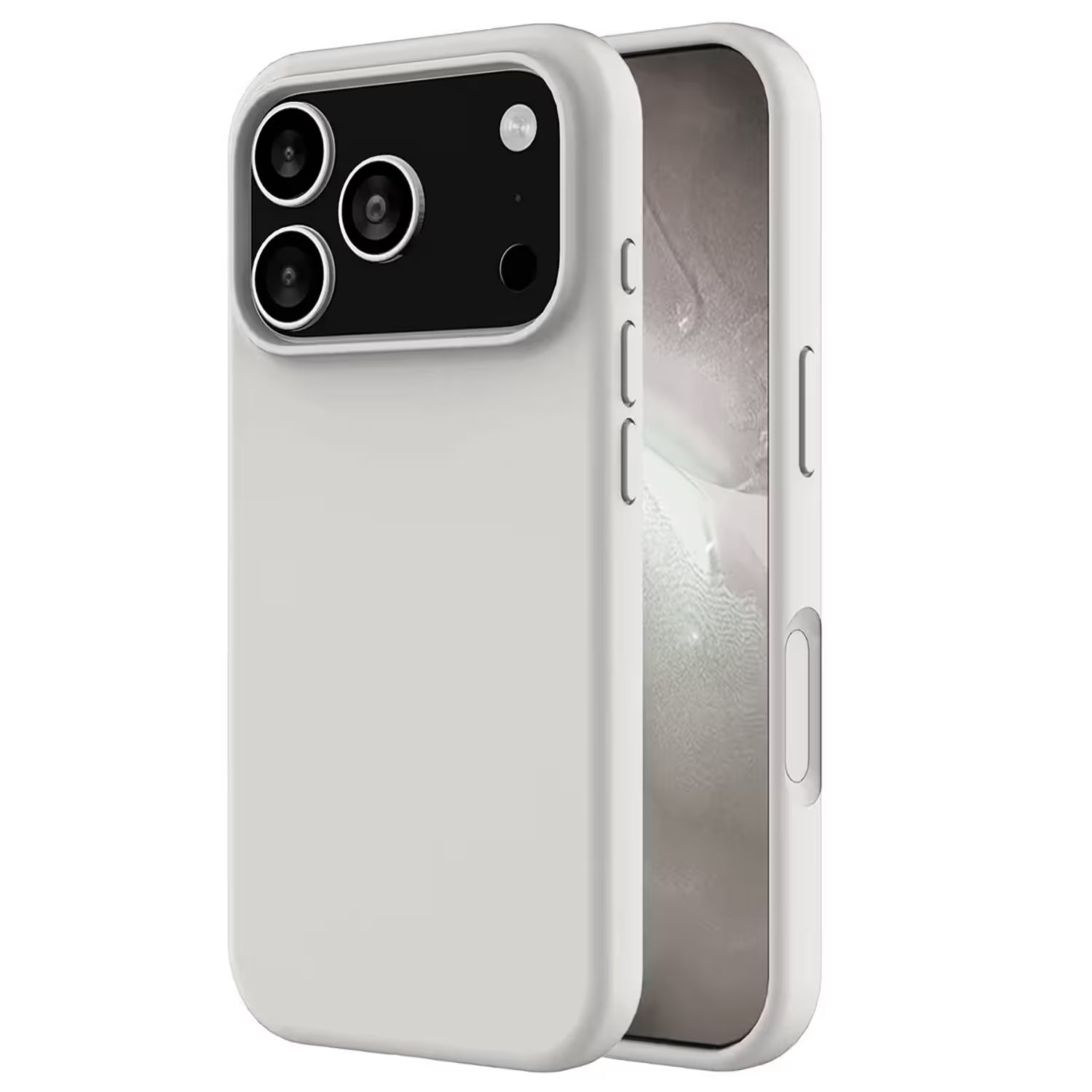 iPhone 18 Pro MC Silikonskal Stone