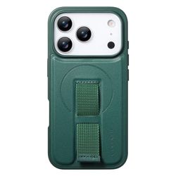 iPhone 18 Pro Max MagSafe-skal med fingerband Grön
