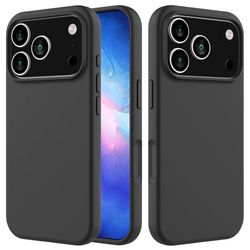 iPhone 18 Pro Max MC Silikonskal i svart färg