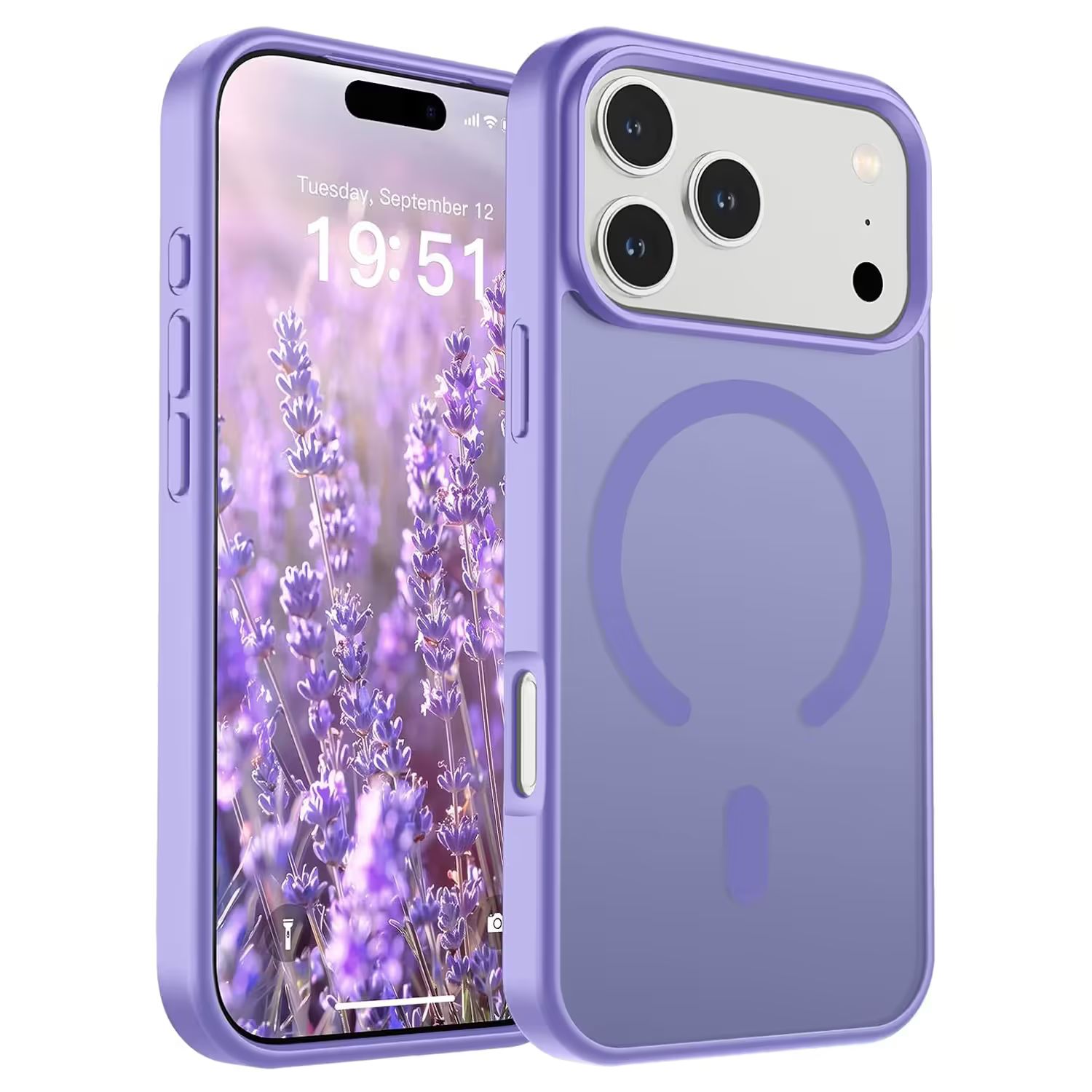 iPhone 18 Pro MagSafe Silikonskal–Lavender