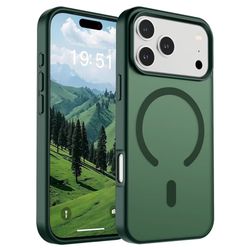 iPhone 18 Pro Max MagSafe Silikonskal–Grön