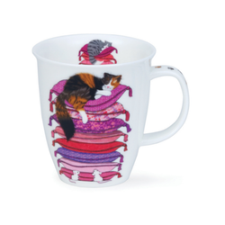 Mugg Benporslin Sleepy Cats Pink (Nevis) - Rymmer 4,8 dl