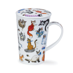 Mugg Benporslin med lock Catastrophe (Shetland) - Rymmer 4,4 dl