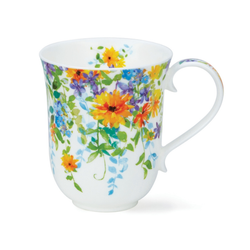 Mugg Benporslin Trailing Flowers Yellow (Braemar) - Rymmer 3,3 dl