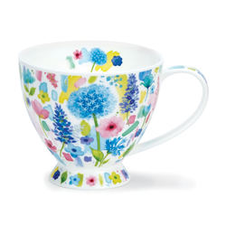 Mugg Benporslin Floral Burst Blue (Skye) - Rymmer 4,5 dl