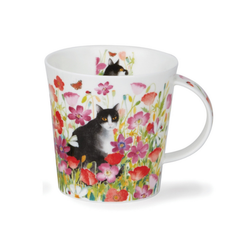 Mugg Benporslin Pretty Paws Black & White (Cairngorm) - Rymmer 4,8 dl