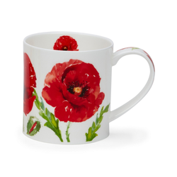 Mugg Benporslin Floral Blooms Poppy (Orkney) - Rymmer 3,5 dl