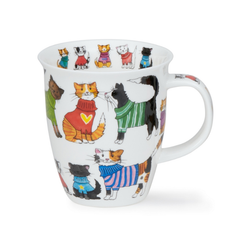 Mugg Benporslin Knitwits Cat (Nevis) - Rymmer 4,8 dl