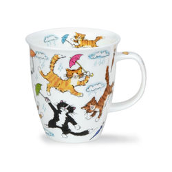 Mugg Benporslin Raining Cats (Nevis) - Rymmer 4,8 dl