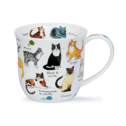 Mugg Benporslin Cat Breeds (Cumbrae) - Rymmer 4,5 dl