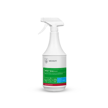 Velox® Spray - Nøytral overflate desinfisering, eliminerer blant annet Noro virus. Les mer