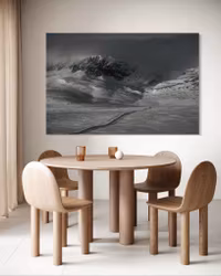 Skiløper mot Eimeskaret