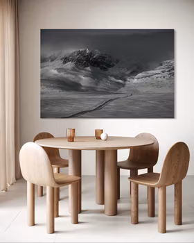 Skiløper mot Eimeskaret