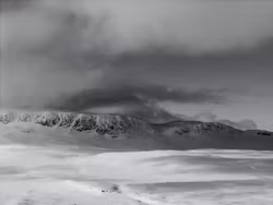 Hallingskarvet fotografert fra Verpestølen