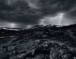 Tordenvær over Hallingskarvet