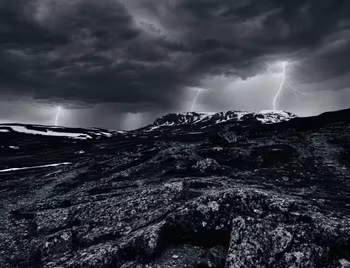 Tordenvær over Hallingskarvet