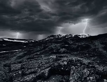Tordenvær over Hallingskarvet