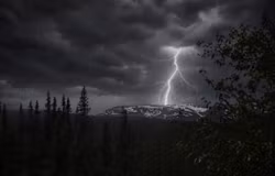 Lyn over Hallingskarvet