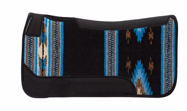 Contoured Single Weave Wool Blend Felt Saddle Pad