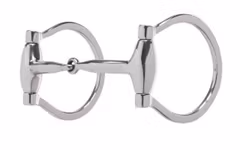 Pro Series 5" Sweet Iron Snaffle Mouth Offset Dee Bit