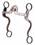 Professional All Purpose Bit, 5" Sweet Iron Ported Mouth with Copper Cricket