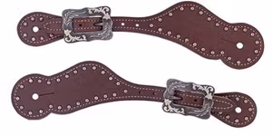 LADIES SPOTTD/OILED S/STRAP,CR