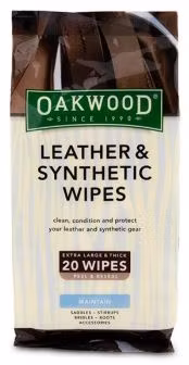 Oak Wood Leather and Synthetic Wipes