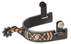 MENS ARW CRS CO ROWL SPUR,BK