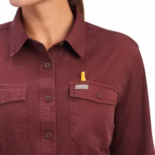 Ariat Rebar Washed Twill Work Shirt