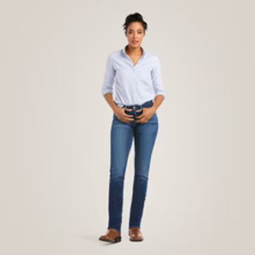 R.E.A.L. Perfect Rise Abby Straight Jean