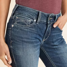 R.E.A.L. Mid Rise Michela Straight Jean
