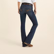 R.E.A.L. Mid Rise Amora Boot Cut Jean