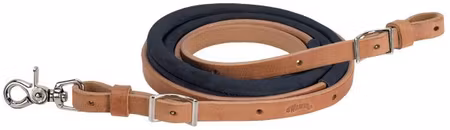 Suede Covered Barrel Rein