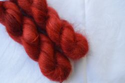 Silke/Mohair - Red Velvet