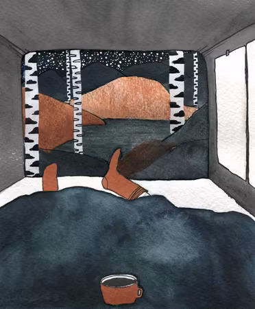 NIGHT IN THE VAN