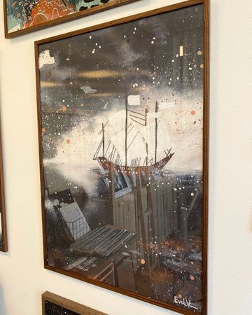 TESTPRINT NATTSKEPP 50x70cm