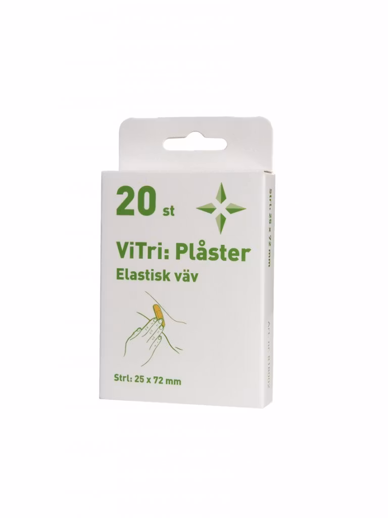 Plåster elastisk väv, 20 st/fp