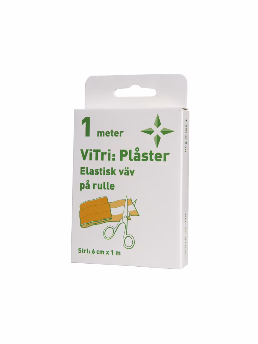 Plåster, elastisk på rulle 6 cm x 1 m