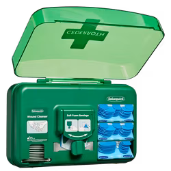 Cederroth Wound Care Dispenser, blått innehåll